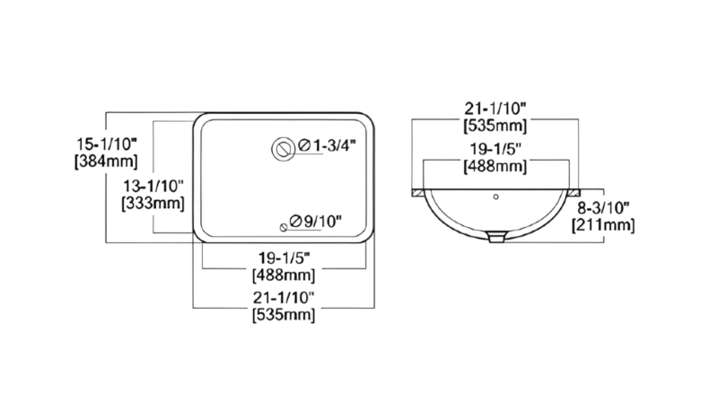 Under Countertop Basin - Image 2